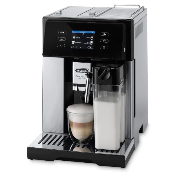 DeLonghi ESAM460.80.MB Perfecta Deluxe Kaffeevollautomat mit Display und Smart Touch