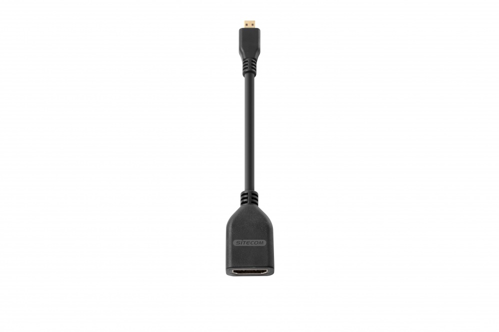 Sitecom CN-356 HDMI-Adapter schwarz Micro-HDMI zu HDMI-Adapter