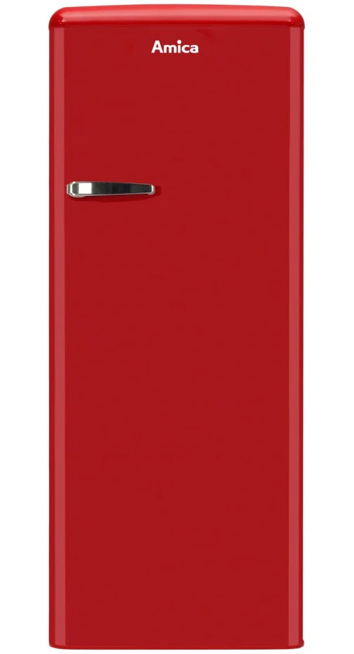 Amica VKSR 354 150 R Kühlschrank ohne Gefrierfach EEK: F Retro rot freistehend Nutzinhalt 229 l