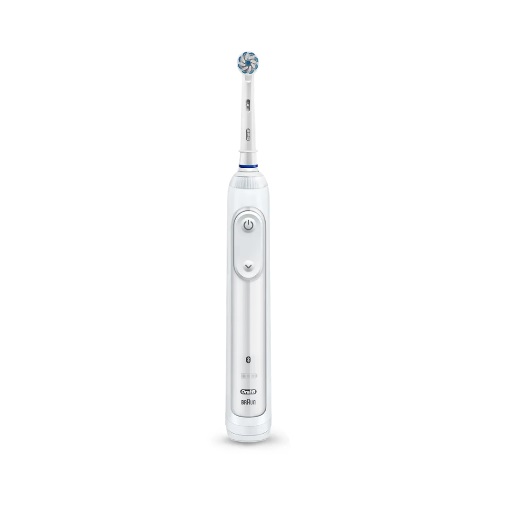 Oral-B Zahnbürste Smart Sensitiv Weiß mit visueller Andruckkontrolle und App