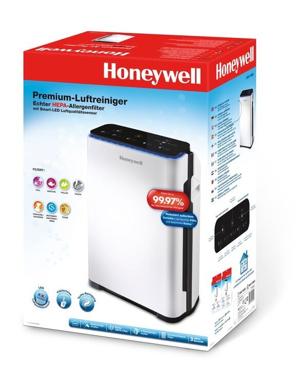 B-Ware: Honeywell HPA710WE4 Luftreiniger mit austauschbaren Filter und Schlaffunktion
