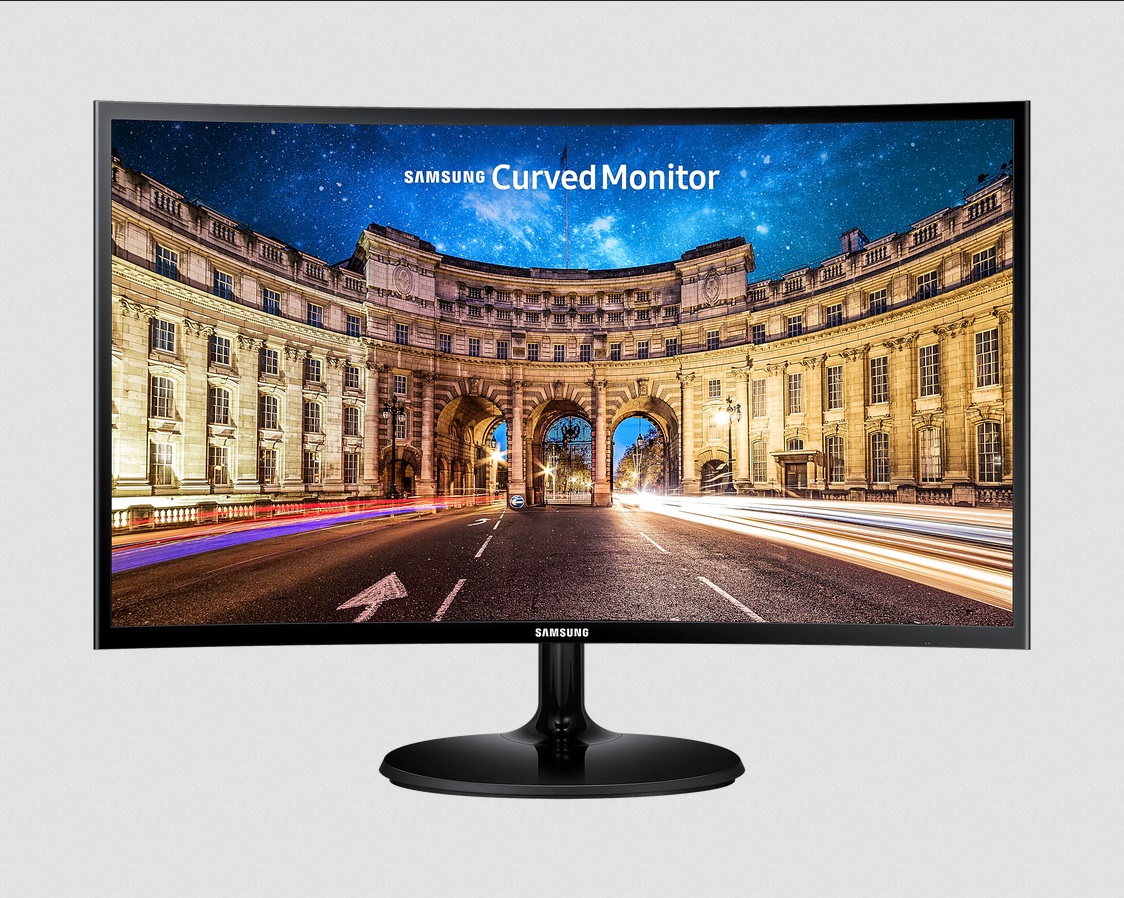 Samsung 24 Zoll Gaming-Monitor C24F390FHRXEN Curved mit Full-HD und EEK:E