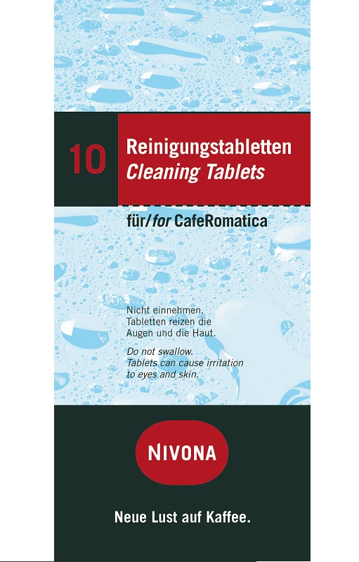 Nivona NIRT 701 Premium Reinigungstabletten 10 Stück gegen Kaffeereste und -öle