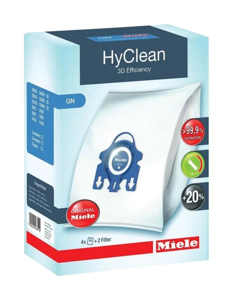 Miele HyClean 3D Efficiency GN 4 Beutel 2 Filter Staubsaugerbeutel