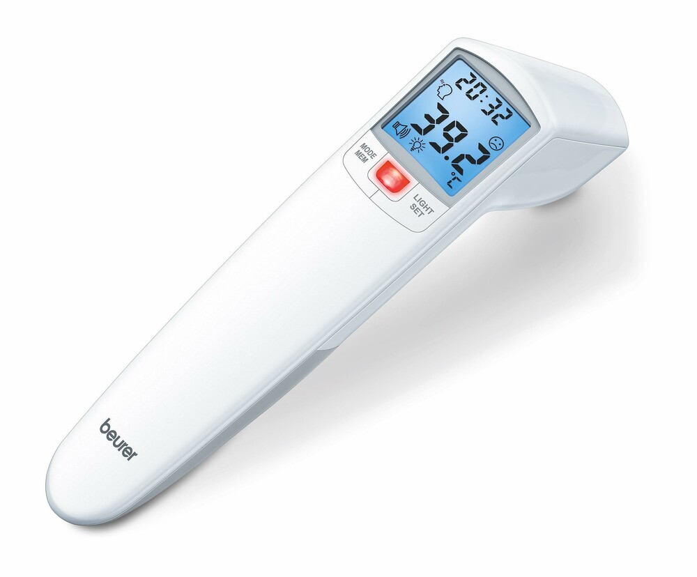 Beurer FT 100 Fieberthermometer kontaktlos LED-Fieberalarm AAA. umschaltbar