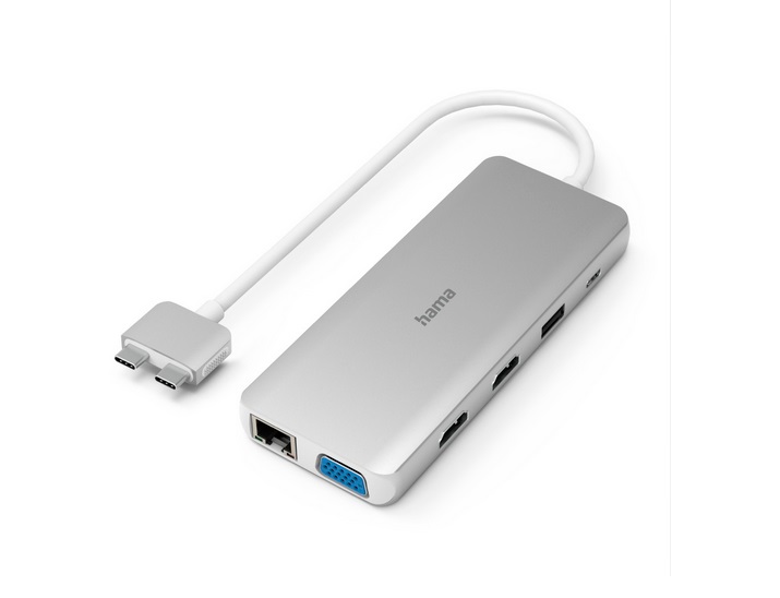 Hama USB-C-Hub Multiport für Apple MacBook Air & Pro 12 Ports