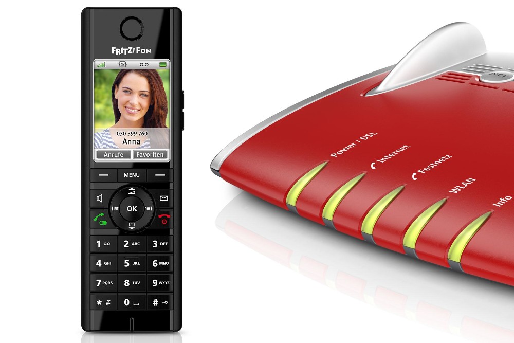 AVM FRITZ!Fon C5 DECT HD-Telefonie Mediaplayer Smart-Home-Steuerung