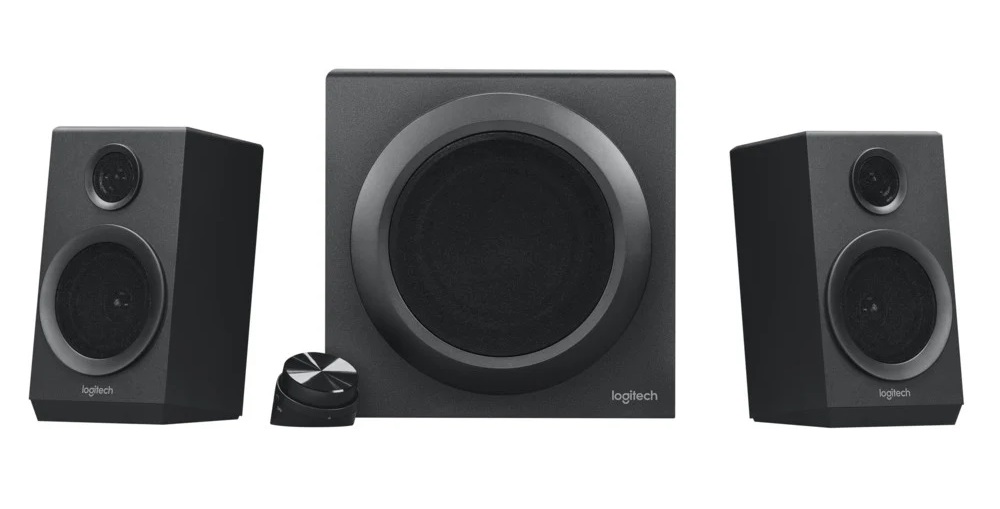 Logitech Z333 PC-Lautsprecher mit seperater Bassregelung und 40 Watt Gesamtleistung
