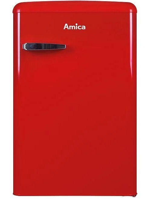 Amica VKS 15620-1 R Kühlschrank ohne Gefrierfach freistehend EEK: E 120 l Nutzinhalt Retro-Design