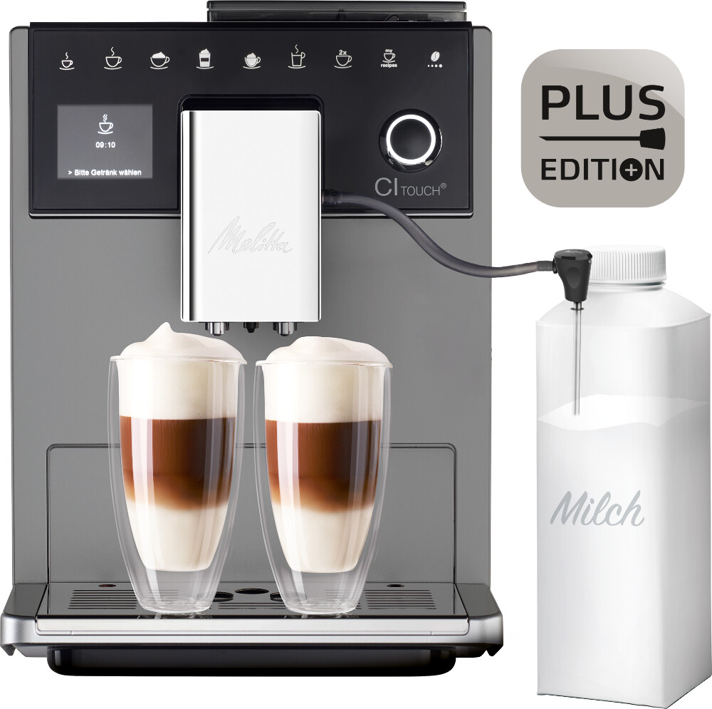 Melitta CAFFEO CI Touch Plus anthrazit Kaffeevollautomat Milchlanze Milchschaum